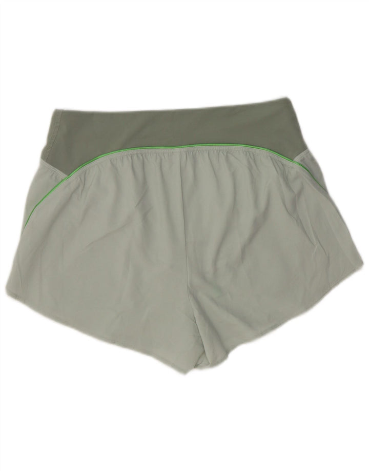 Pantaloni scurți sport Under Armour pentru femei UK 14, mari, gri, poliester color bloc