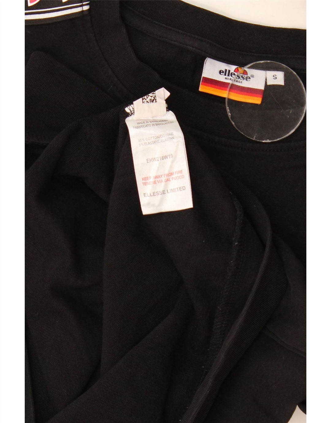 Pulover pentru bărbați Ellesse Heritage Graphic Pulover mic negru colorblock