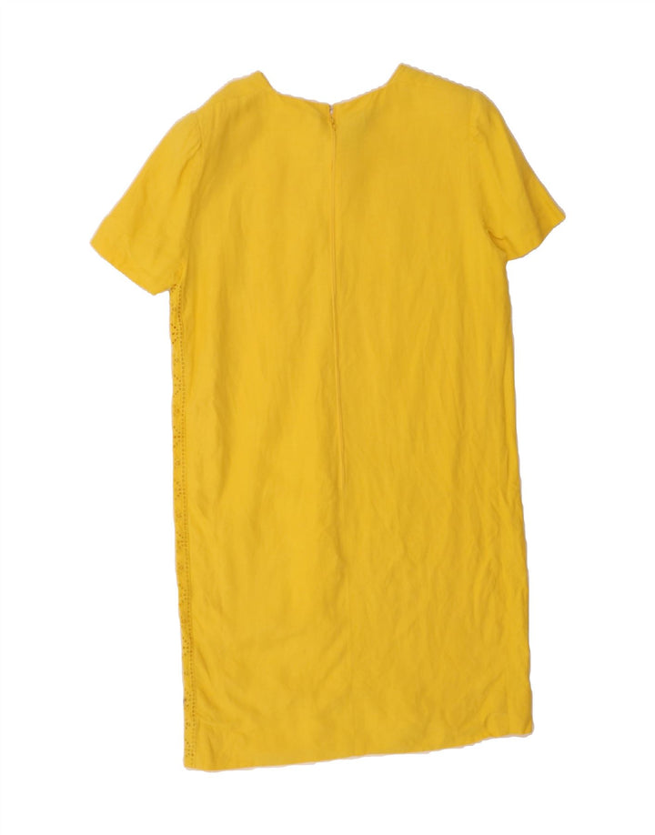 LUISA SPAGNOLI Womens Shift Dress IT 48 XL Yellow Vintage Luisa Spagnoli and Second-Hand Luisa Spagnoli from Messina Hembry 