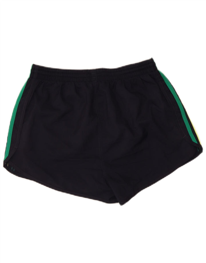 Pantaloni scurți sport Adidas pentru femei UK 12 Medium bleumarin poliester color bloc