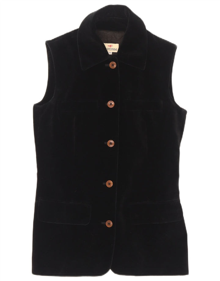 GB.PEDRINI Vestă cu paragate pentru femei IT 40 Small Black