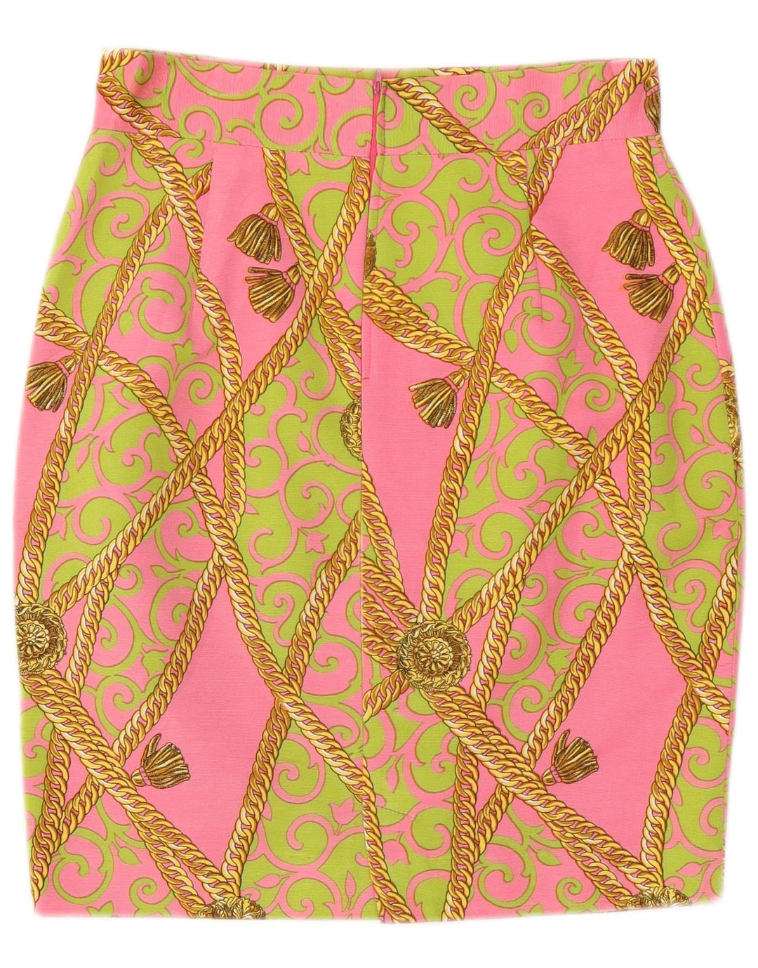 Set de fuste din 2 piese cu grafică vintage pentru femei IT 44 Medium W28 Pink Paisley