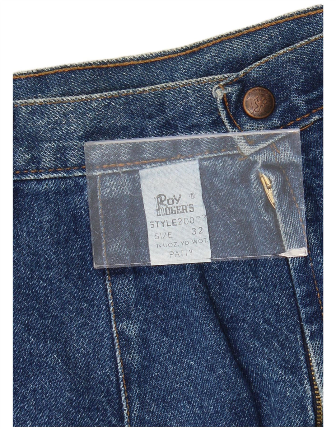 Fusta de blugi pentru femei ROY ROGERS W32, mare, albastru, bumbac