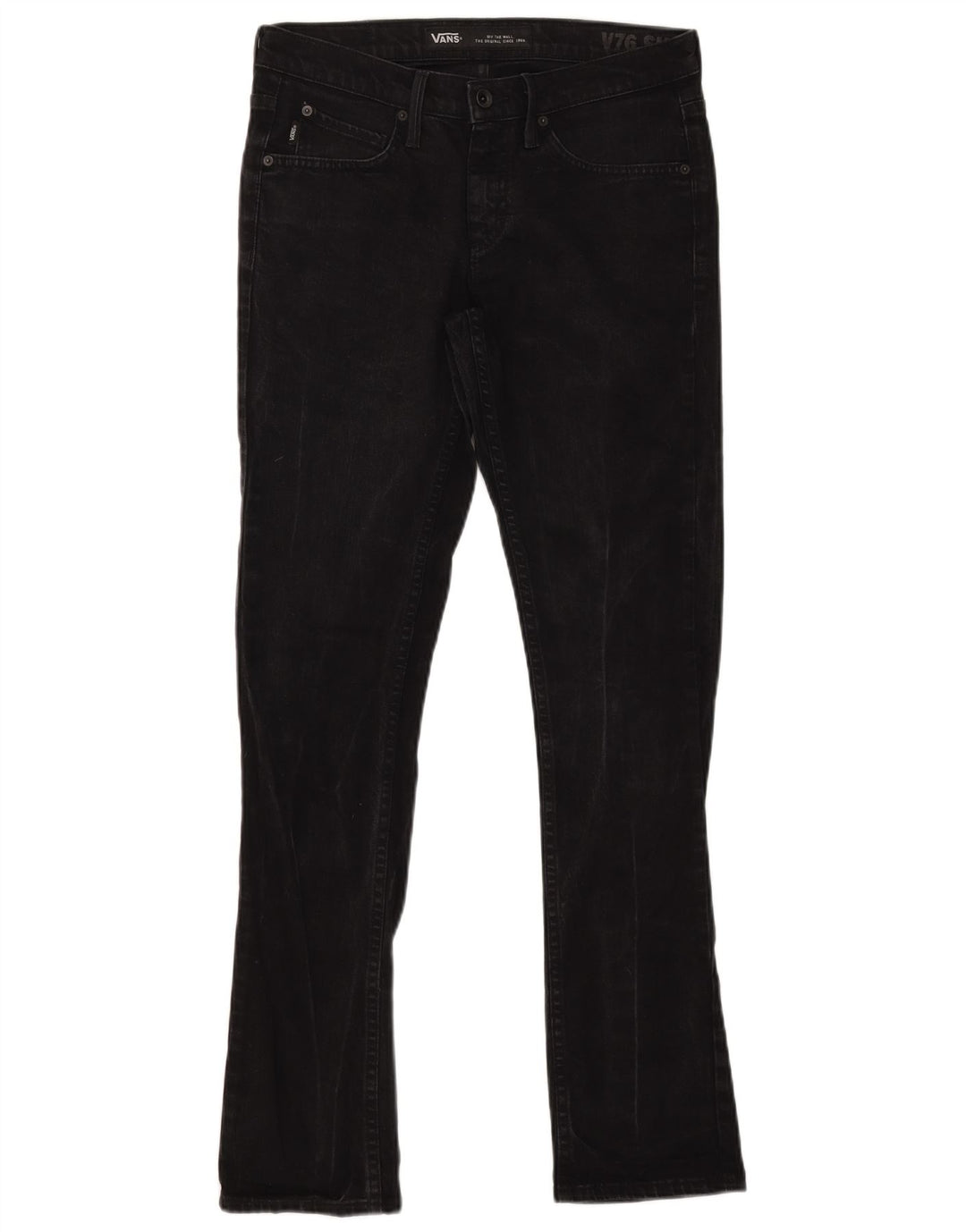Blugi pentru bărbați Vans Bootcut W30 L32, bumbac negru