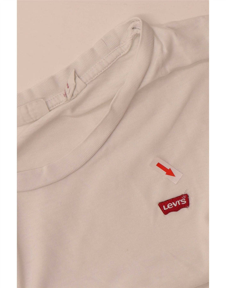 Tricou pentru femei Levi's Top UK 14 Medium White Bumbac
