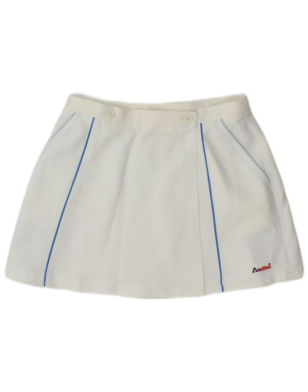 Fusta de tenis Wrap pentru femei Active EU 42 Large W30 Poliester alb