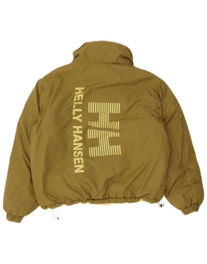 Jachetă căptușită cu grafică pentru femei Helly Hansen UK 14 Medium Khaki