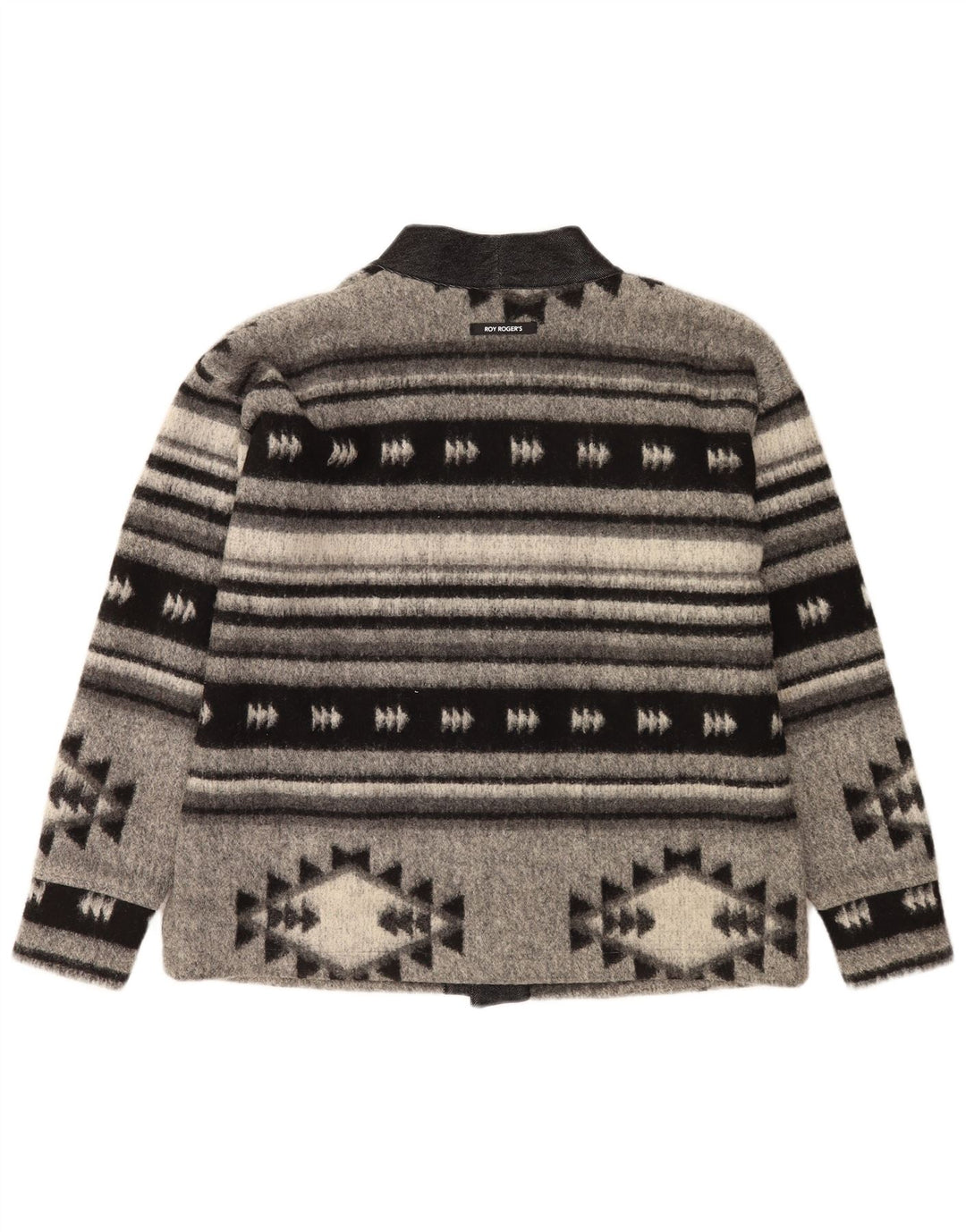 Pulover cardigan supradimensionat pentru femei Roy Rogers IT 42 Medium Gri Geometric