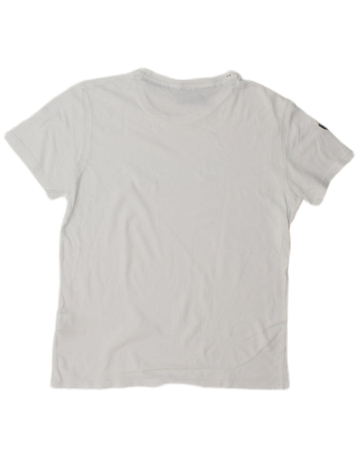 Tricou Superdry pentru bărbați Top mare din bumbac alb