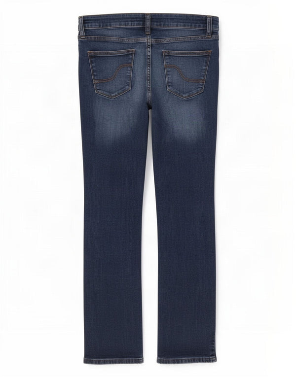 Fat Face Blugi subțiri pentru femei UK 12 Medium W32 L28 Bleumarin Bumbac