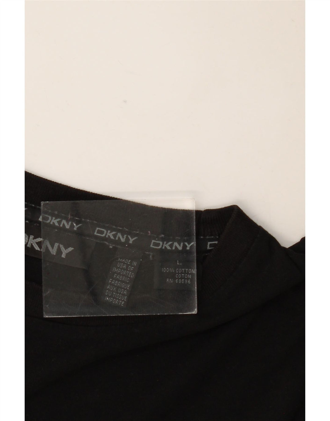 Tricou pentru bărbați DKNY Top mare din bumbac negru