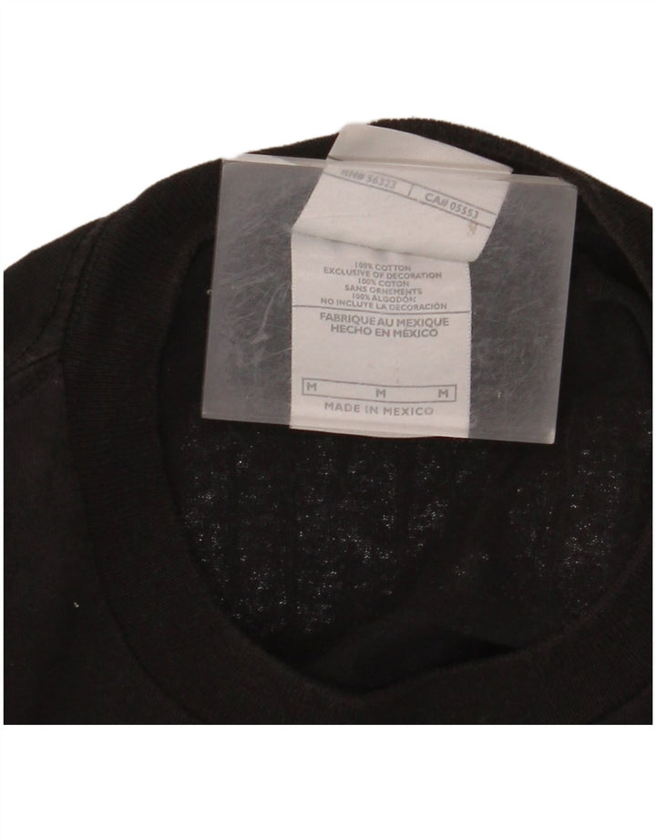 Tricou grafic pentru bărbați NIKE Top mediu negru bumbac