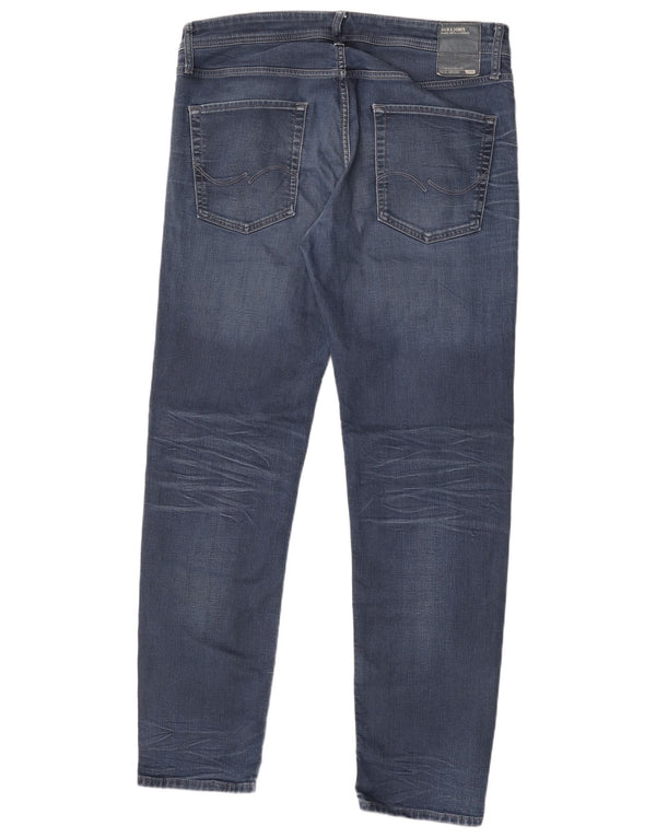 Blugi slim pentru bărbați Jack & Jones W36 L34 Bumbac albastru