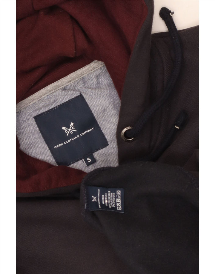 Crew Clothing Hanorac cu fermoar pentru bărbați Pulover mic, bleumarin, poliester