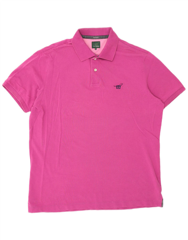 Tricou polo Henry Cottons pentru bărbați, 2XL, roz