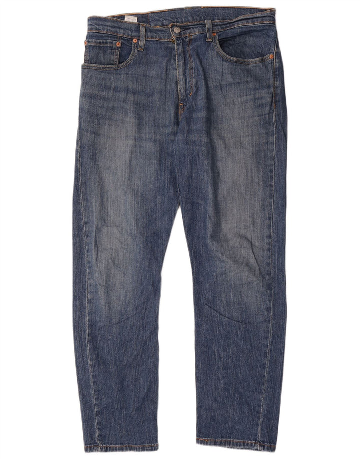 Blugi conici pentru bărbați Levi's 502 W36 L32 Bumbac albastru