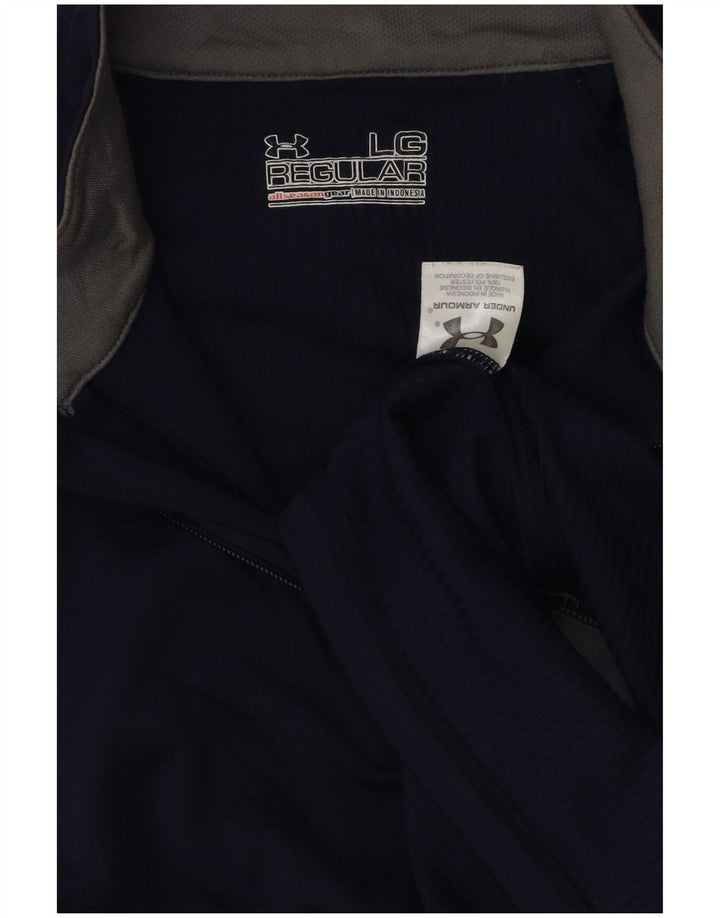 Pantalon de trening pentru bărbați UNDER ARMOUR Allseason Gear Pullover, mare, bleumarin