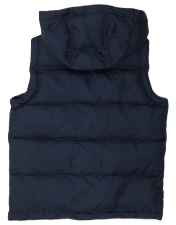BENETTON Gilet căptușit cu glugă pentru băieți 11-12 ani 2XL Bleumarin Poliamidă