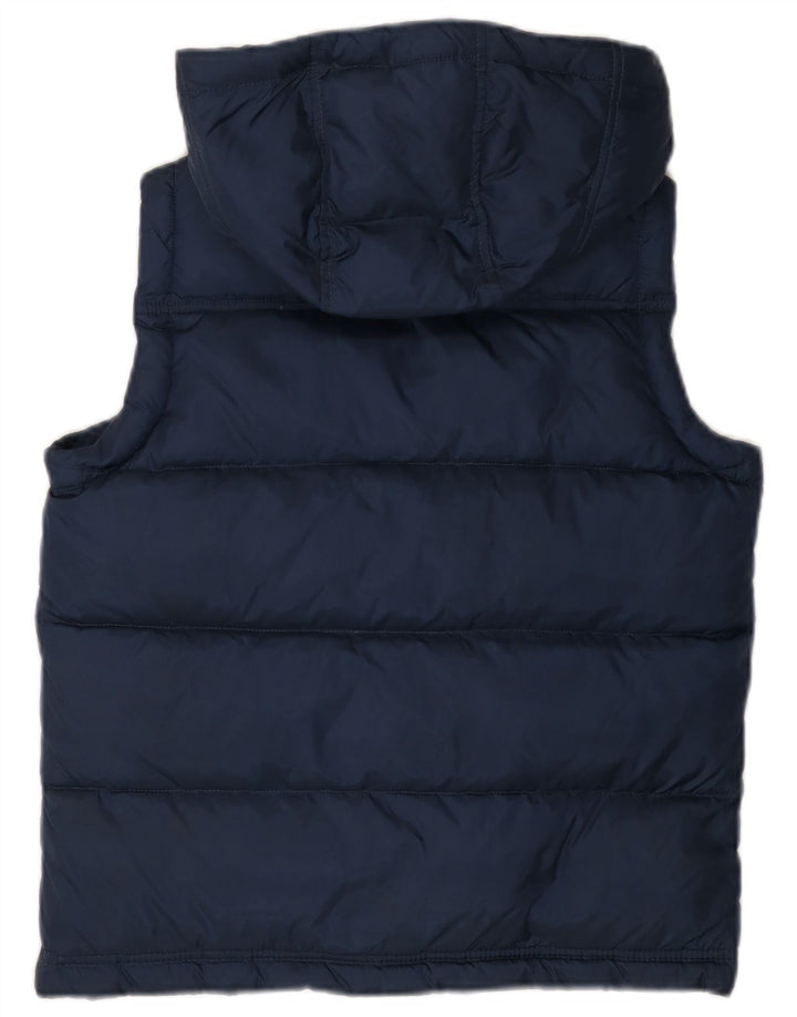 BENETTON Gilet căptușit cu glugă pentru băieți 11-12 ani 2XL Bleumarin Poliamidă