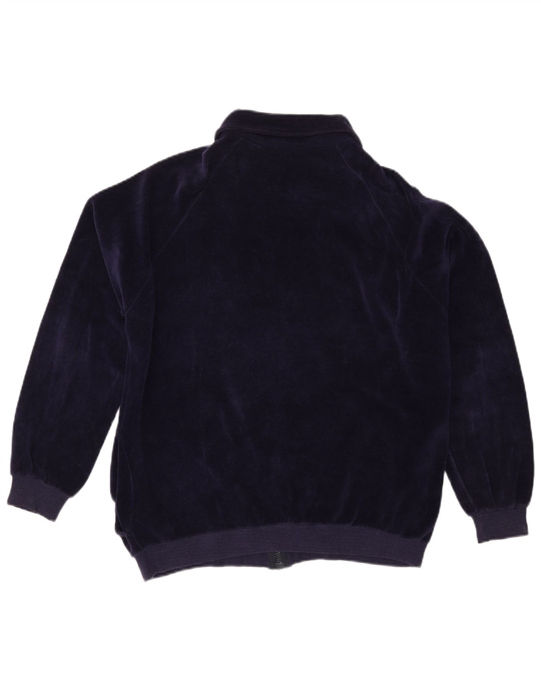 Jachetă de trening pentru femei VINTAGE UK 16 mare bumbac bleumarin