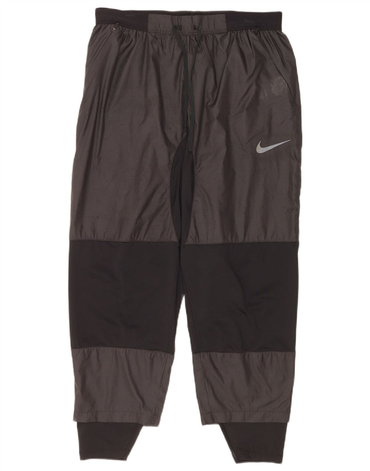 Pantaloni de trening Nike pentru bărbați, mari, negru, poliester color bloc