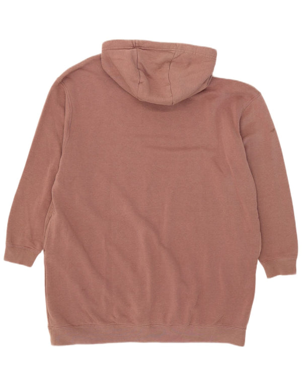 Jumper Nike pentru femei, supradimensionat, cu paragate grafic, UK 14, maro mediu