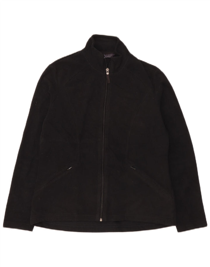 Jachetă fleece pentru femei Marks & Spencer UK 12 Poliester mediu negru