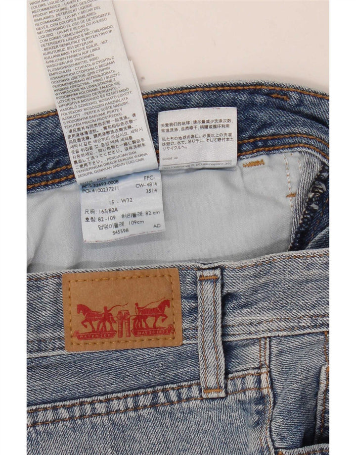 Pantaloni scurți din blugi Levi's W32 Large Blue Bumbac