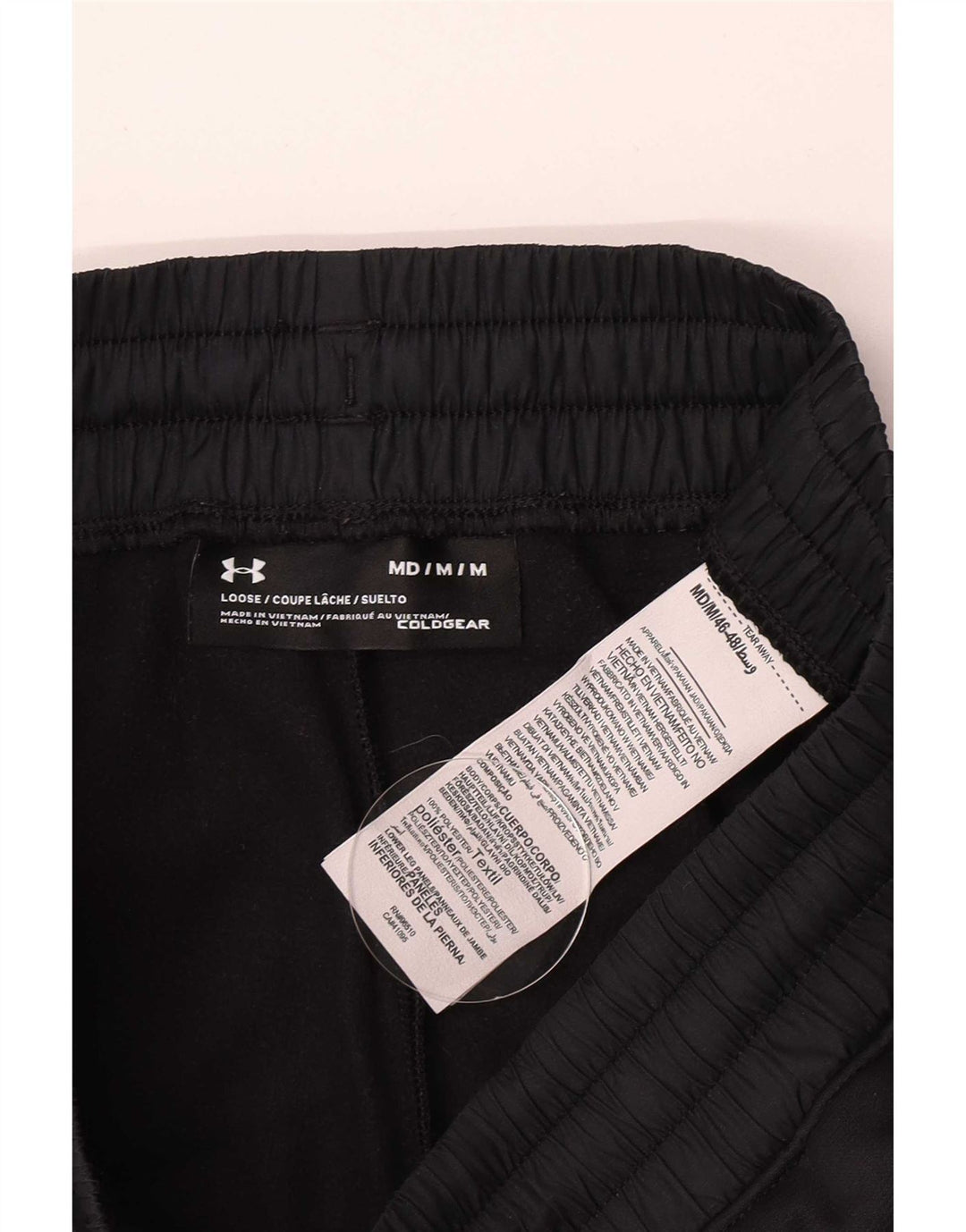 Pantaloni de trening Under Armour Cold Gear Graphic pentru bărbați, mediu negru