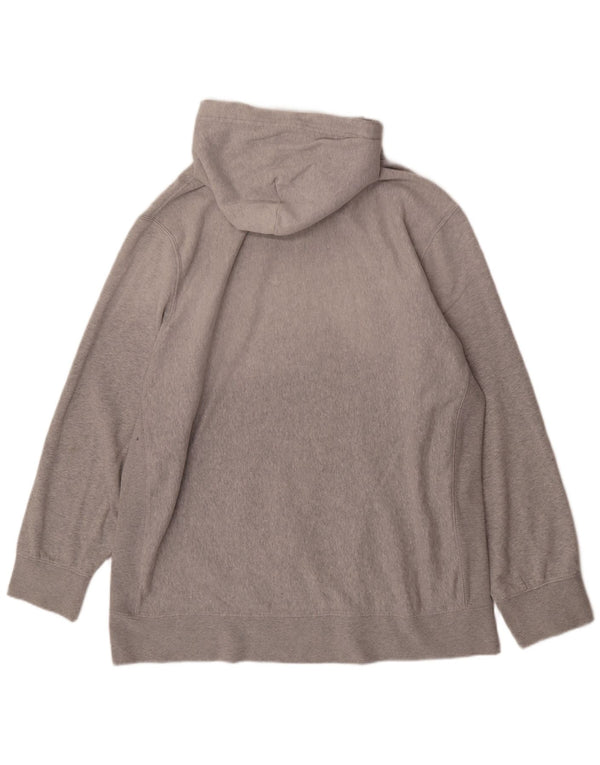 Pulover cu glugă cu grafic pentru bărbați American Eagle, bumbac gri 2XL