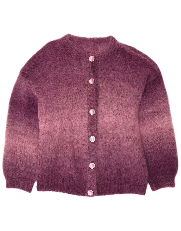 Pulover cardigan VINTAGE pentru femei, cu croiala lejeră, UK 18 XL, mov