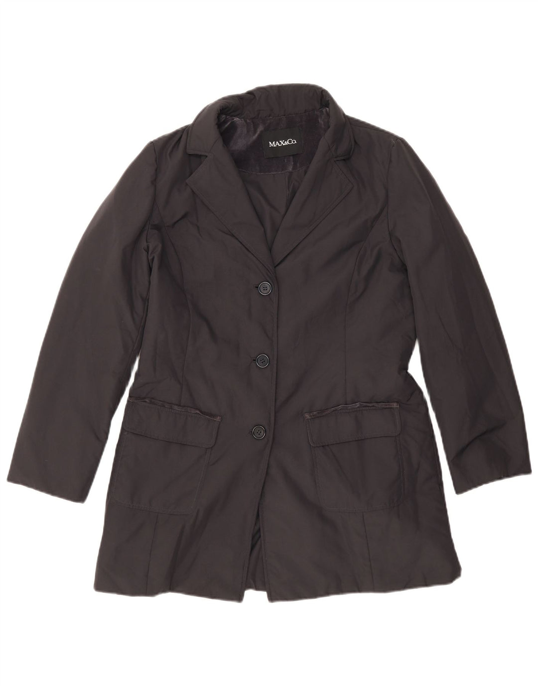 Max & Co. Pardesiu pentru femei UK 16 mare poliester bleumarin