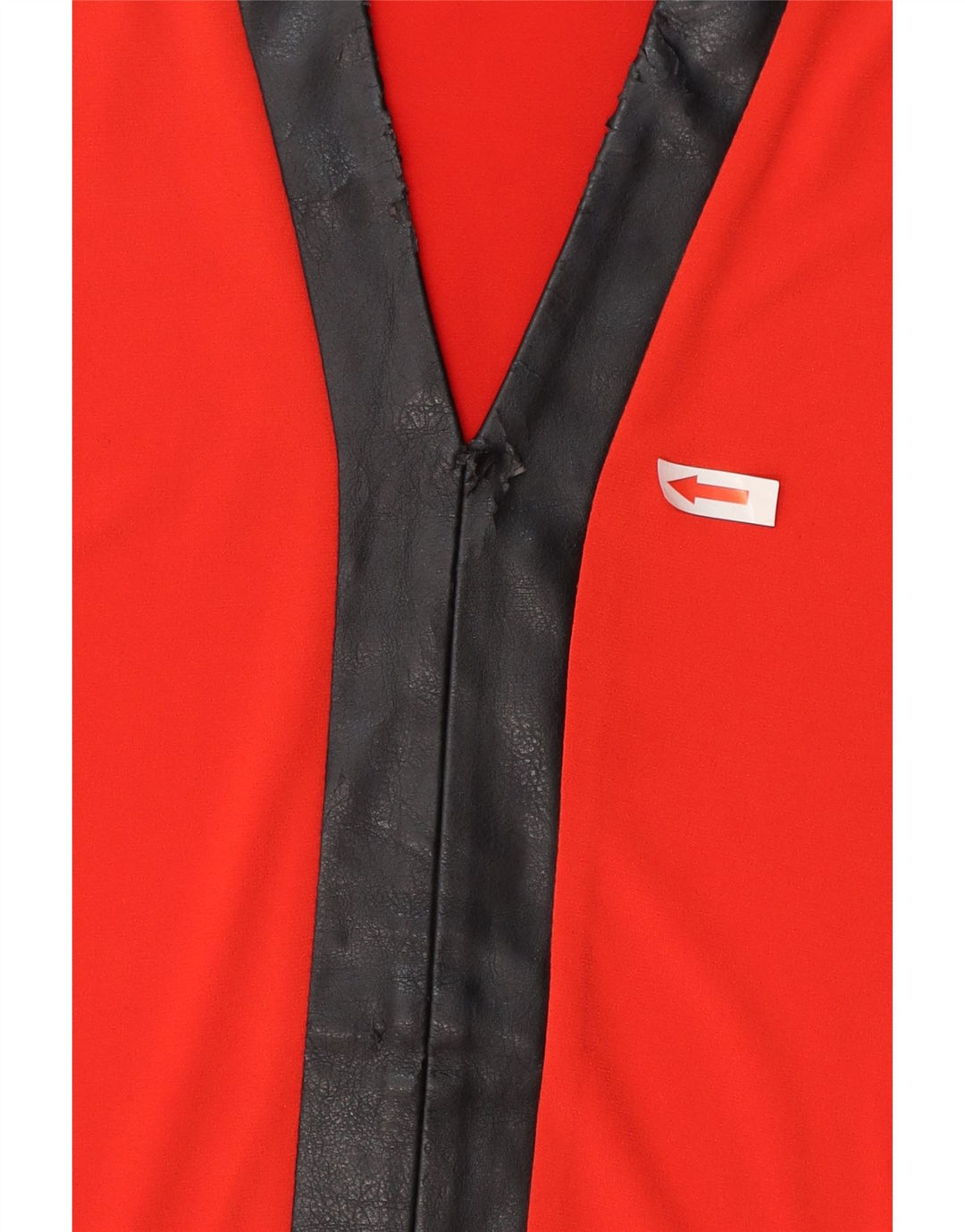 Bluză Calvin Klein Femei Top UK 10 Small Red Colorblock Poliester