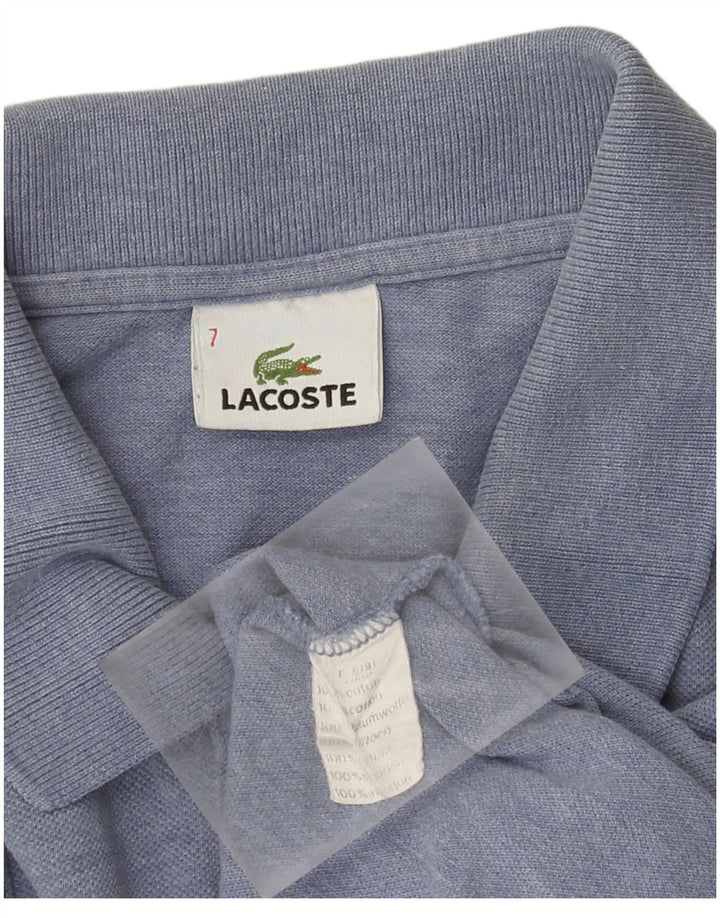 Tricou polo pentru bărbați Lacoste Mărimea 7 2XL Bumbac albastru