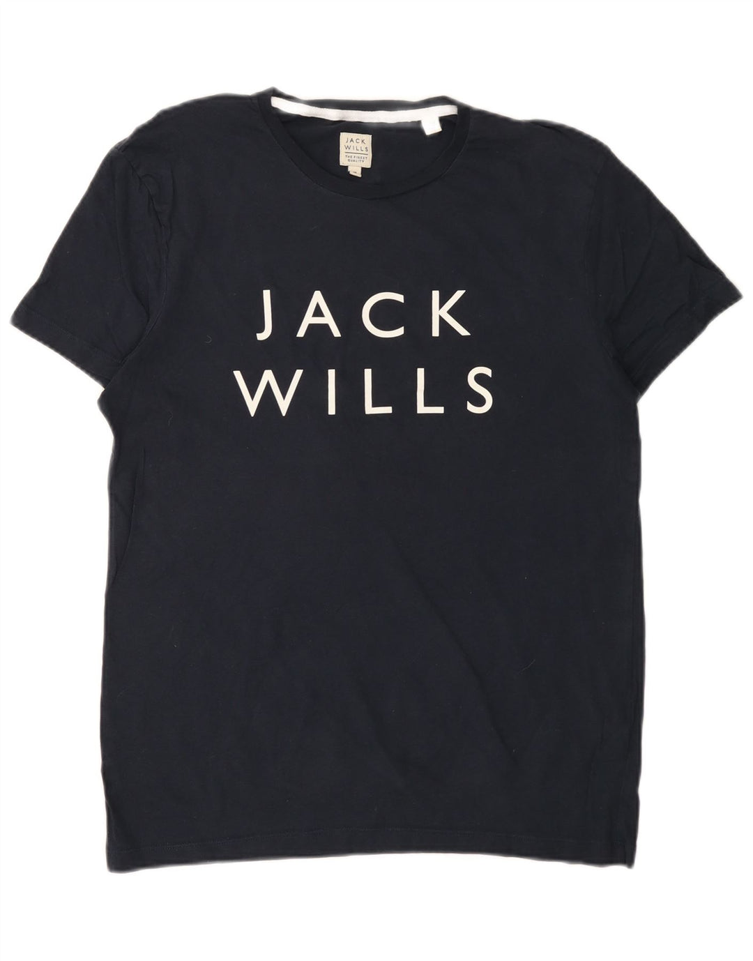JACK WILLS Tricou grafic pentru bărbați Top mediu din bumbac bleumarin