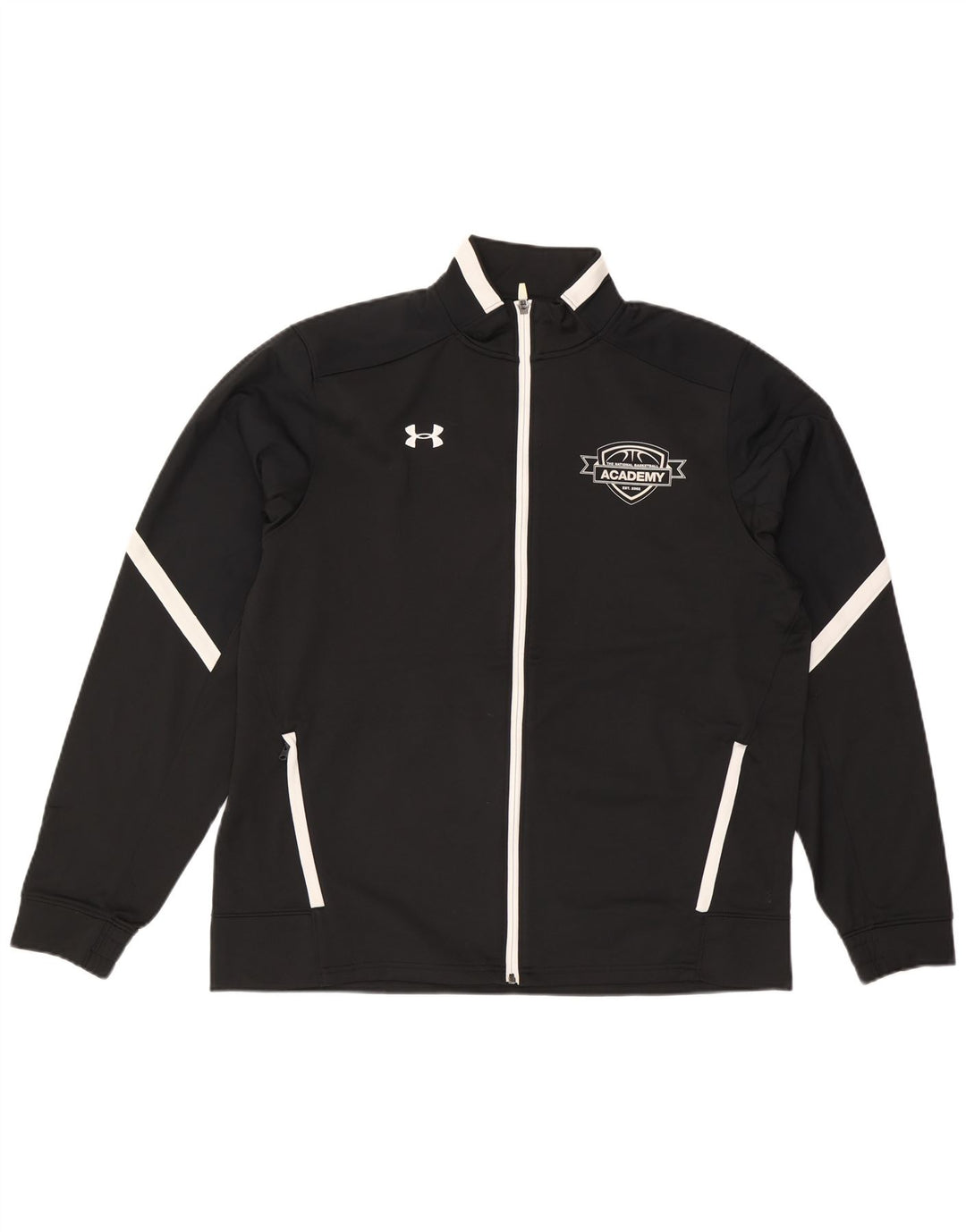 Jachetă de trening pentru bărbați Under Armour XL, poliester color bloc negru