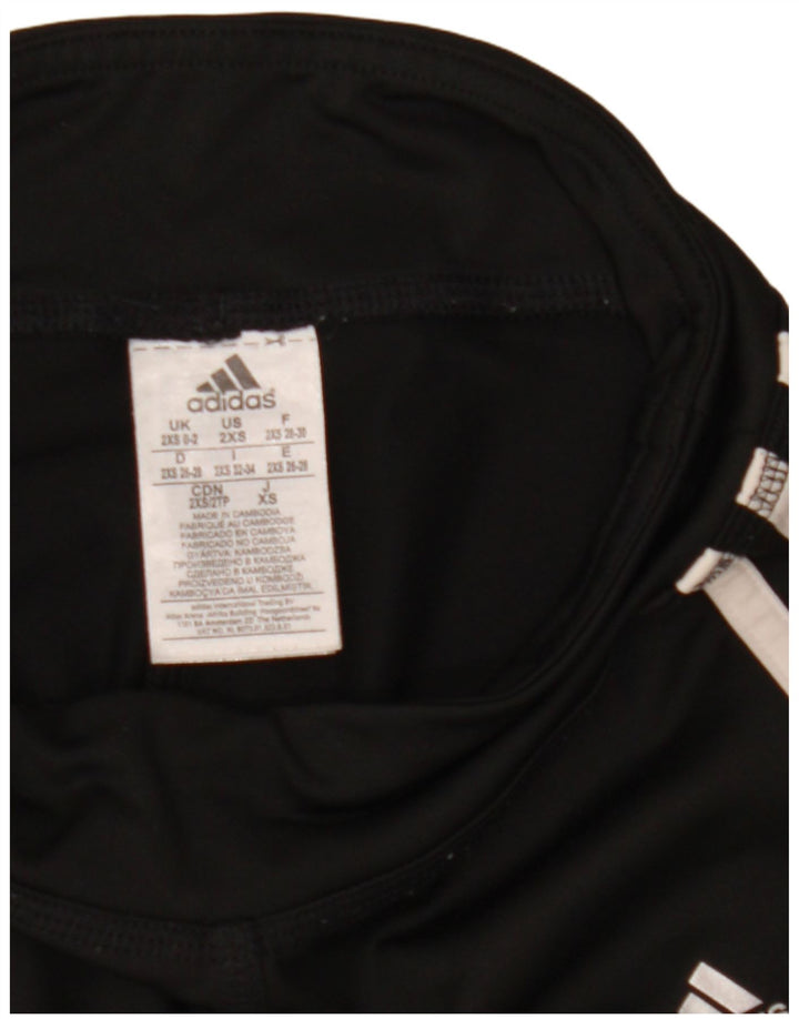 Leggings pentru femei Adidas UK 0/2 2XS poliester negru