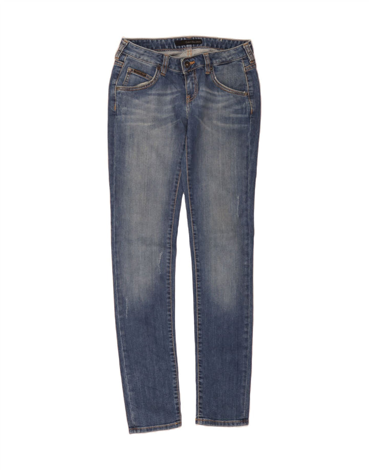 CALVIN KLEIN Womens Skinny Jeans W30 L34 Blue Vintage Calvin Klein and Second-Hand Calvin Klein from Messina Hembry 