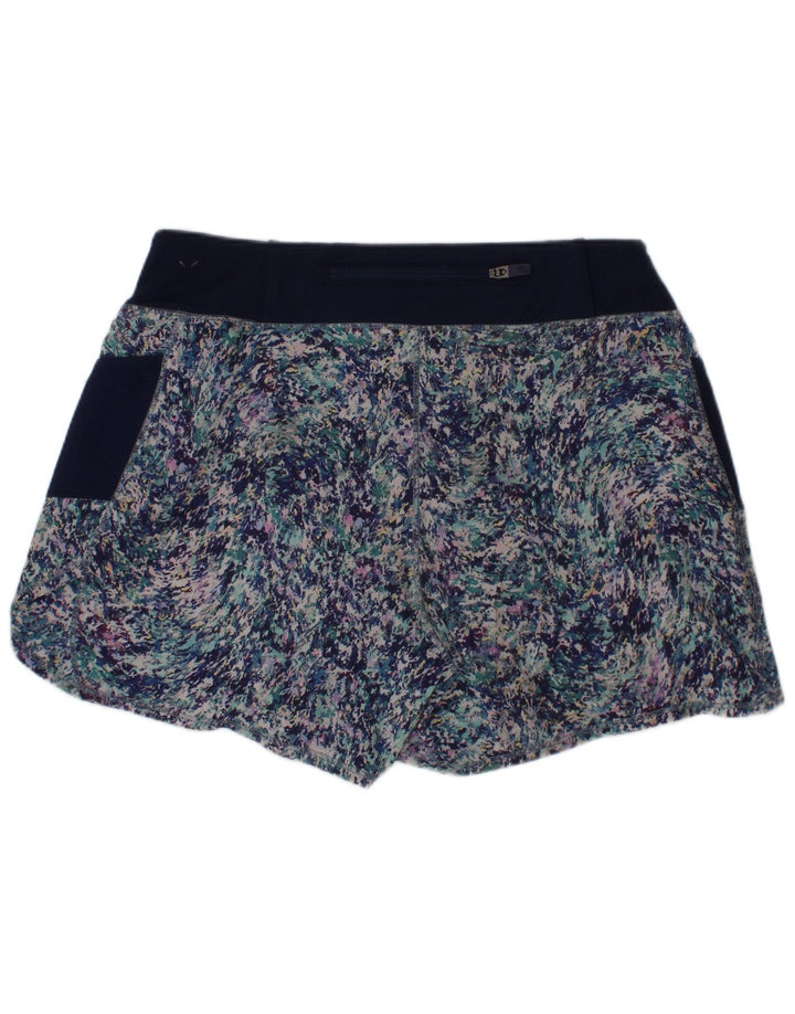Pantaloni scurti sport pentru fete Athleta cu model abstract 11-12 ani mari bleumarin