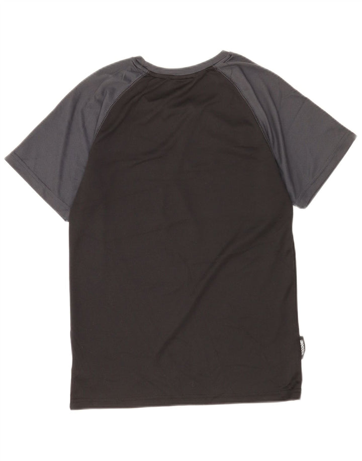 Tricou IsoCool pentru bărbați Mountain Warehouse Top mic negru Colorblock