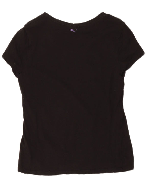 Tricou grafic Puma pentru femei Top UK 14 Large Black Bumbac