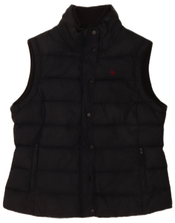 Gilet căptușit pentru femei Jack Wills UK 14 mare, nailon, albastru bleumarin