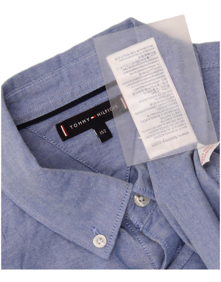 Cămașă Tommy Hilfiger Băieți 11-12 Ani Bumbac Albastru