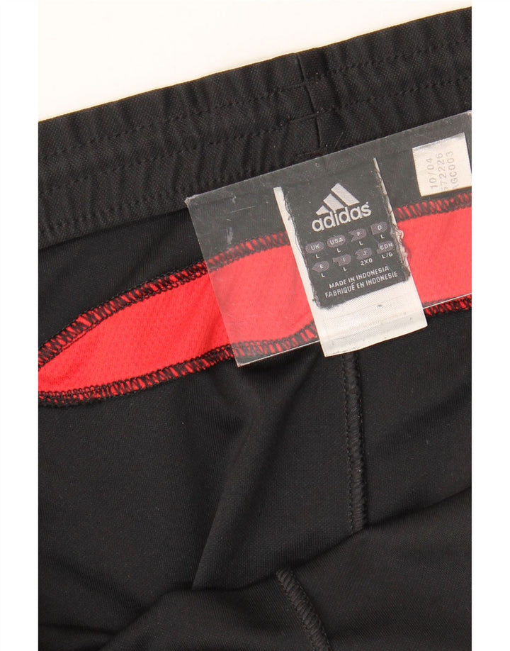 Pantaloni scurți sport pentru bărbați Adidas, mari, negru, poliester