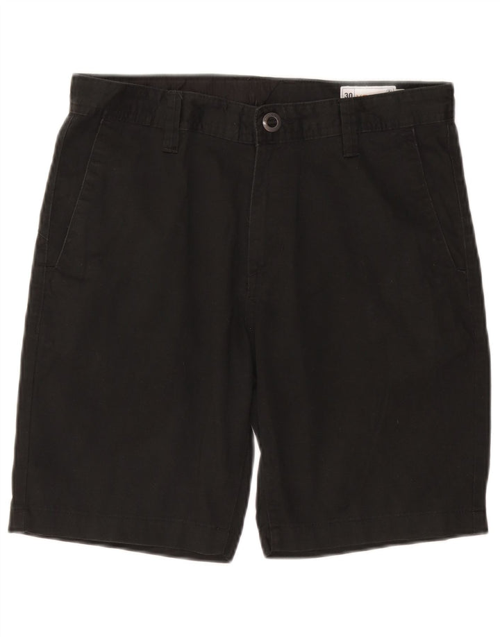 Pantaloni scurți chino pentru bărbați Volcom W30, bumbac, albastru bleumarin mediu