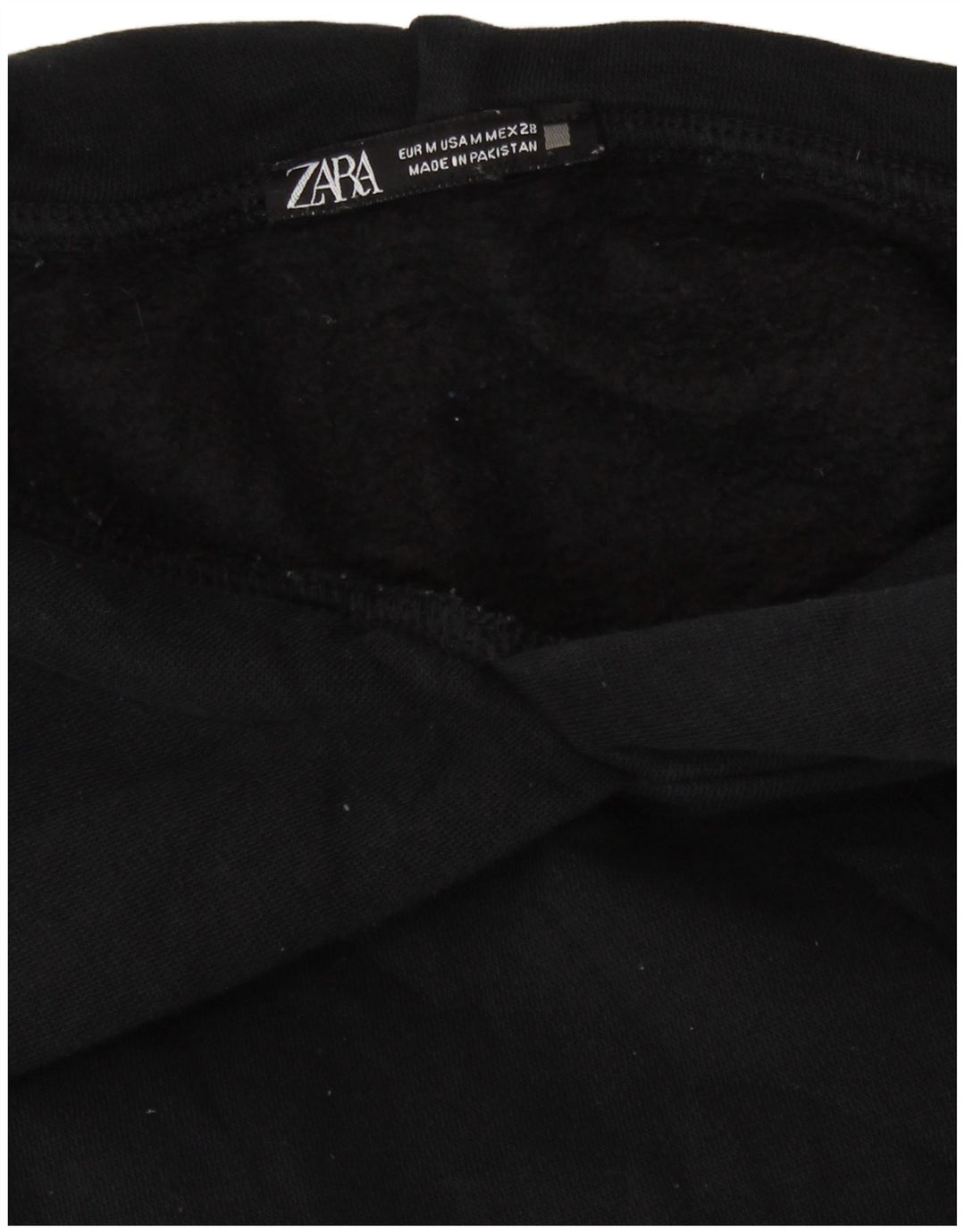 Pulover supradimensionat pentru femei Zara UK 14 bumbac mediu negru