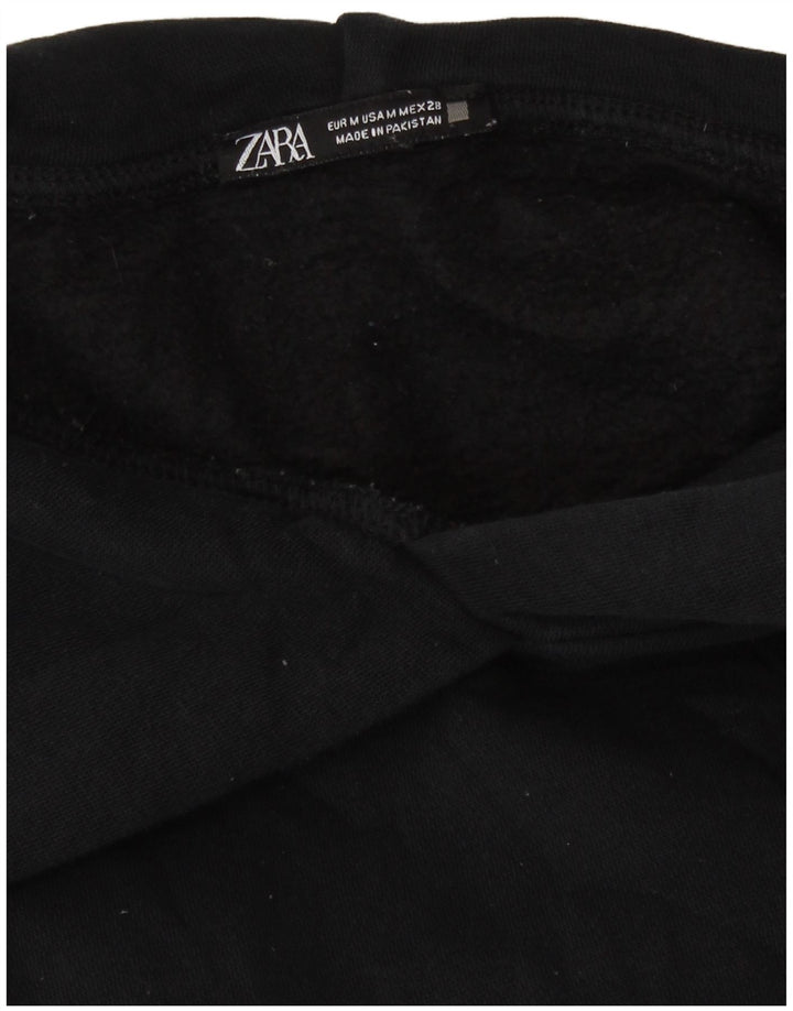 Pulover supradimensionat pentru femei Zara UK 14 bumbac mediu negru