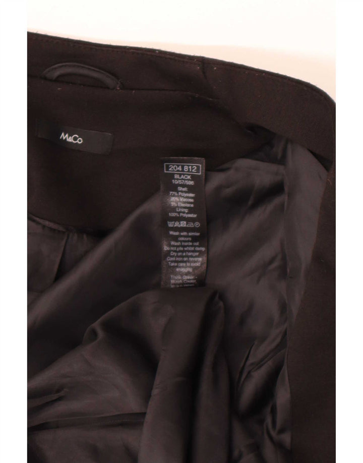 Jachetă Blazer pentru femei M&Co UK 12 Poliester mediu negru