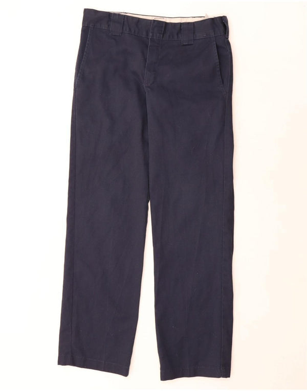 Pantaloni chino slim drepti pentru bărbați Dickies L30 L32 bumbac bleumarin