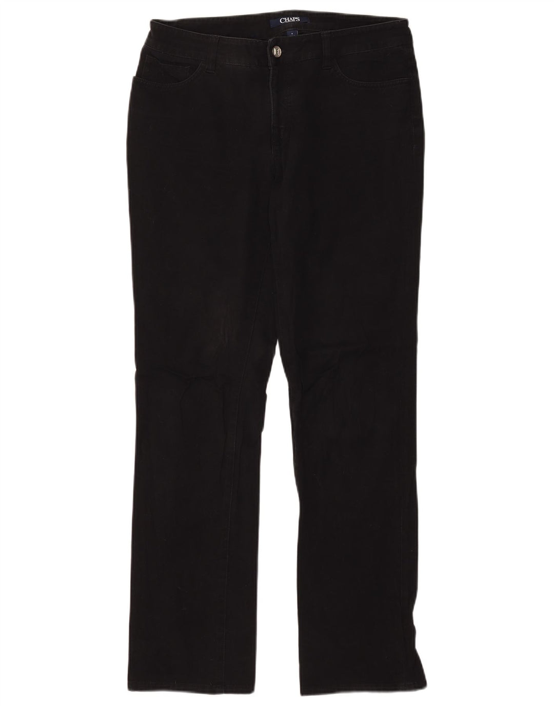 CHAPS Blugi drepti pentru femei US 8 Medium W32 L31 Bumbac negru